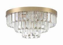 Crystorama HAY-1403-AG - Hayes 18'' Aged Brass Flush Mount