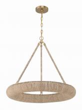 Crystorama OAK-7536-SG - Oakley 24'' Integrated LED Soft Gold Chandelier