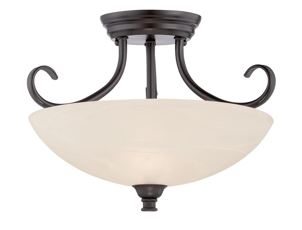 Kendall 15.5" 2-Light Semi-Flush