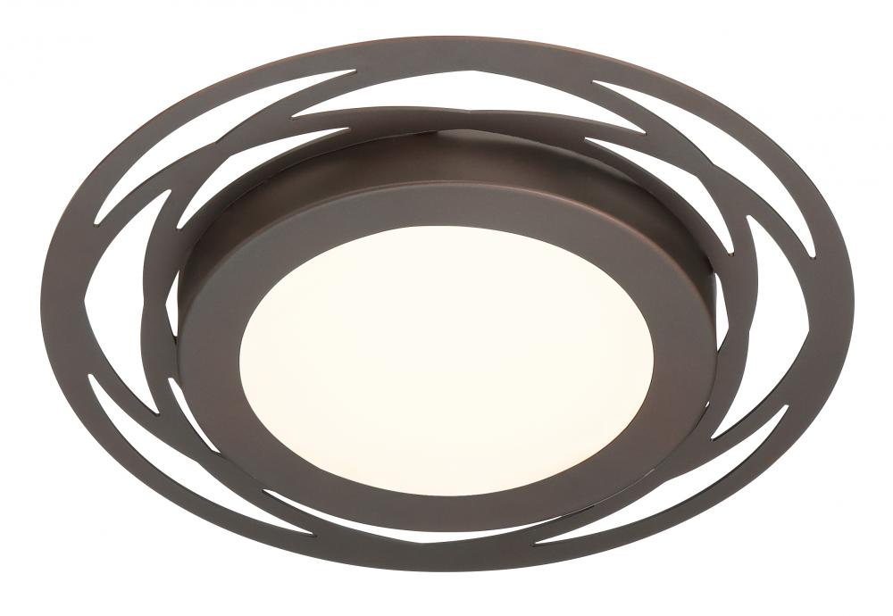 Decorative LED Edge-Lit Flushmounts