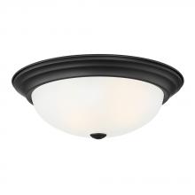 Designers Fountain 1257L-MB-W - Reedley 15.25" 3-Light Flush Mount