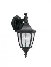 Designers Fountain 2461-BK - Waterbury 14.25" 1-Light Outdoor Wall Lantern