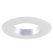 Designers Fountain EVLT4741SCWH - 4IN SPEC CLR CONE-WH MAGNETIC TRIM RING