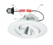 Designers Fountain LED6742-WH - LED Recessed 6" LED Recessed Gimbal Trim