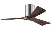 Matthews Fan Company IR3H-CR-WA-42 - Irene - 3H - Polished Chrome - Walnut Tone Blades - 42" Blades