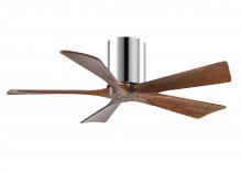 Matthews Fan Company IR5H-CR-WA-42 - Irene - 5H - Polished Chrome - Walnut Tone Blades - 42" Blades