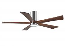 Matthews Fan Company IR5HLK-CR-WA-52 - Irene - 5HLK - Polished Chrome - Walnut Tone Blades - 52" Blades