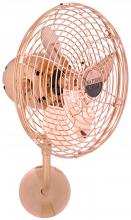 Matthews Fan Company MP-CP-MTL - Michelle Parede - Directional Wall Fan - Polished Copper Finish
