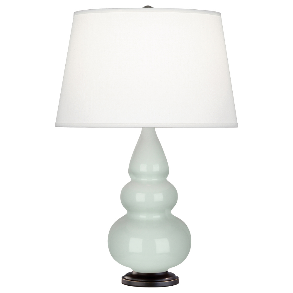 Celadon Small Triple Gourd Accent Lamp