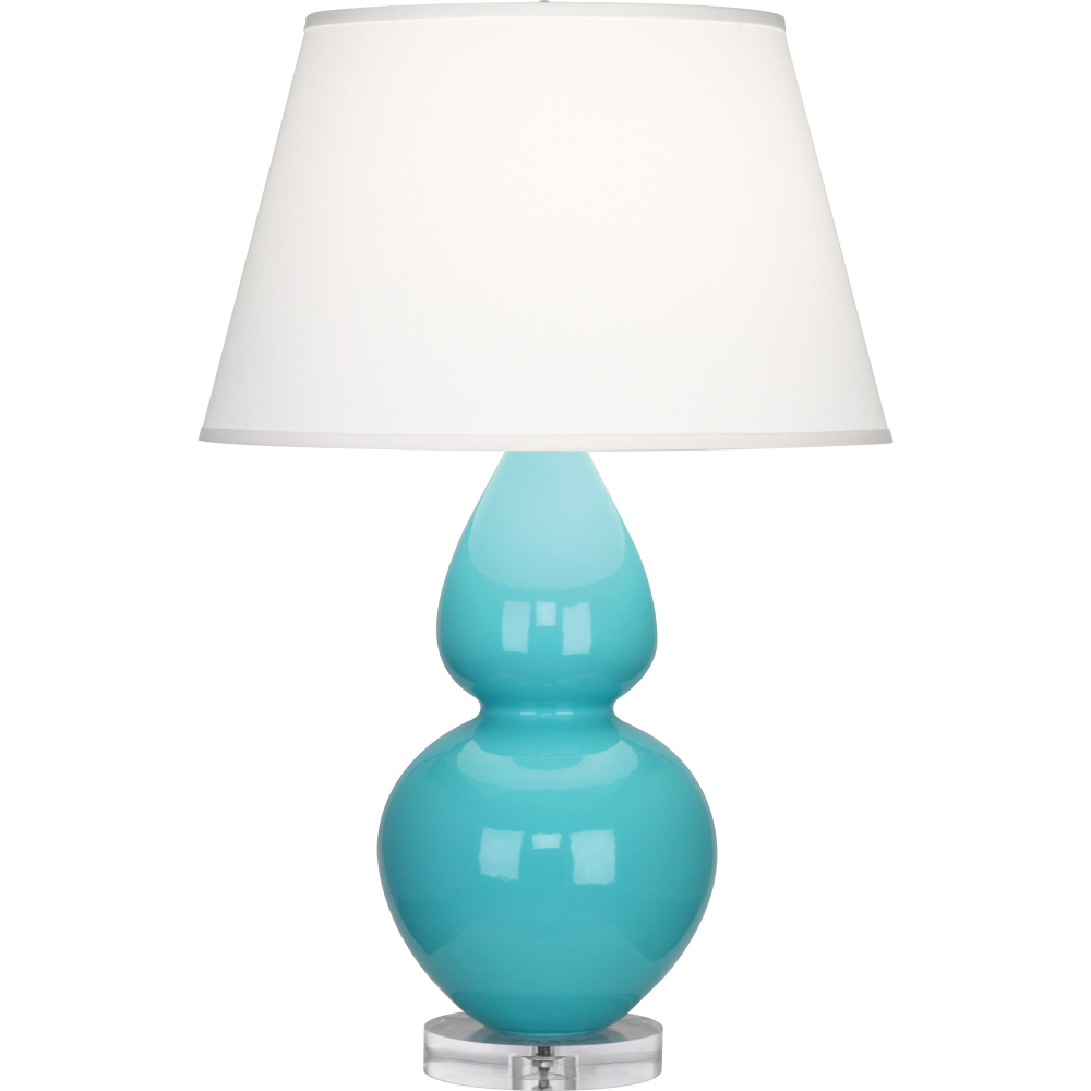 Egg Blue Double Gourd Table Lamp