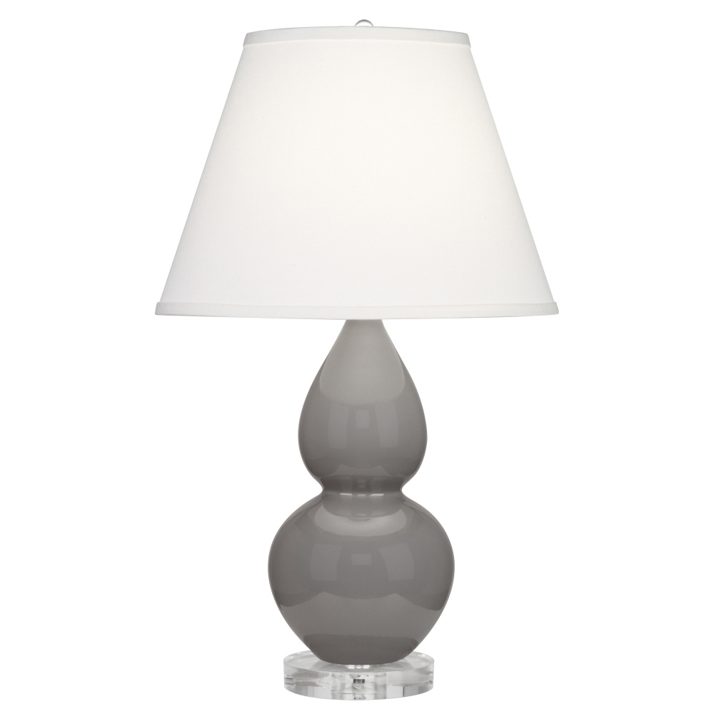 Smokey Taupe Small Double Gourd Accent Lamp