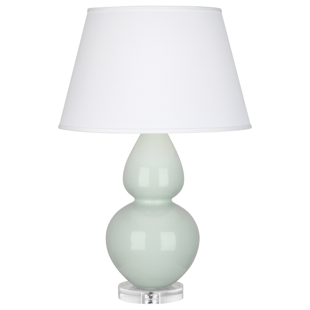 Celadon Double Gourd Table Lamp