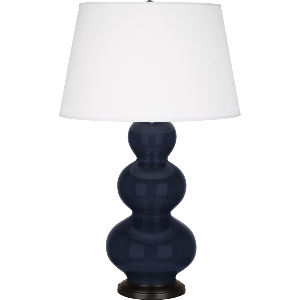 Midnight Triple Gourd Table Lamp