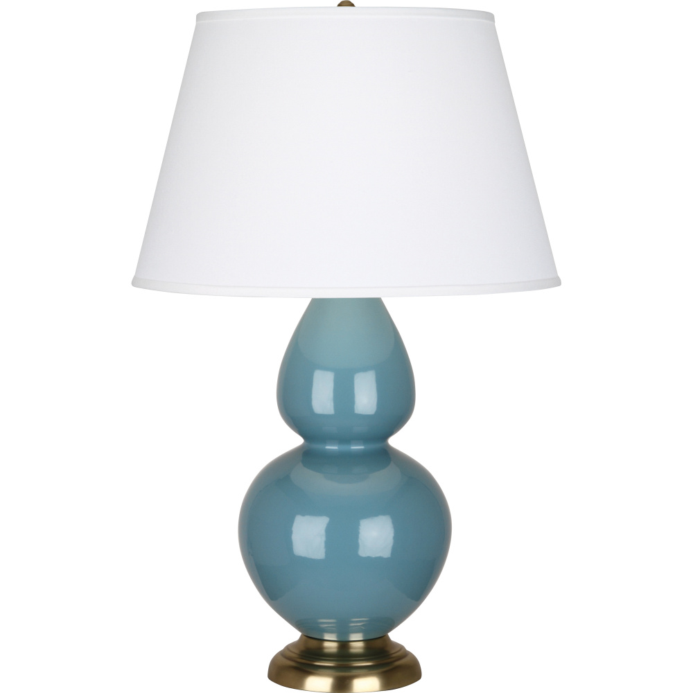 Steel Blue Double Gourd Table Lamp