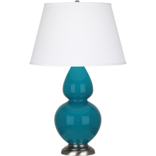 Robert Abbey 1753X - Peacock Double Gourd Table Lamp
