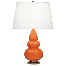 Robert Abbey 242X - Pumpkin Small Triple Gourd Accent Lamp