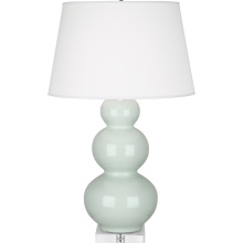 Robert Abbey A371X - Celadon Triple Gourd Table Lamp