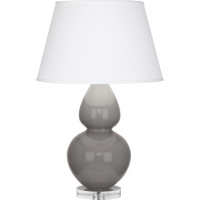 Robert Abbey A750X - Smokey Taupe Double Gourd Table Lamp