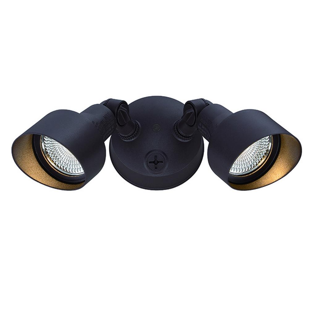 LED Floodlights 2-Light Bronze