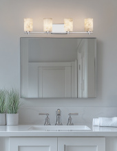 Justice Design Group ALR-8444-10-CROM - Era 4-Light Bath Bar