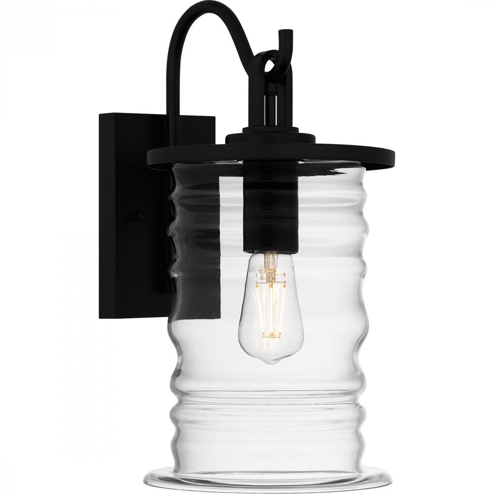Noland 1-Light Matte Black Outdoor Wall Lantern