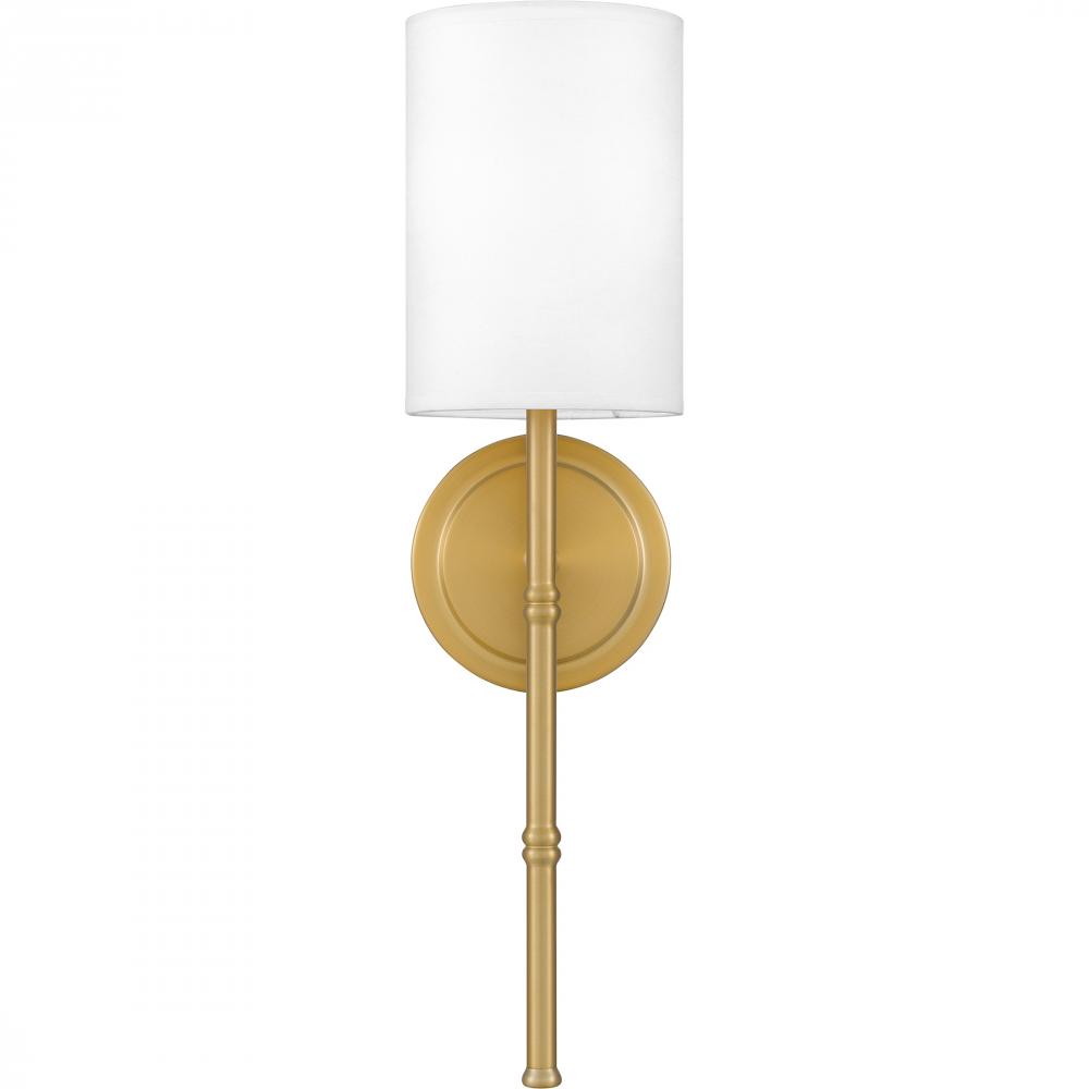 Monica 1-Light Aged Brass Wall Sconce