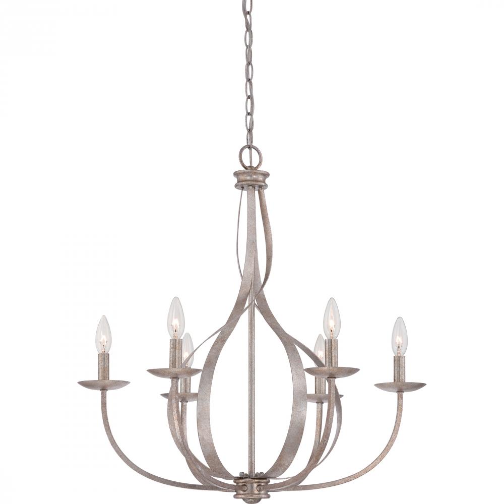 Serenity 6-Light Italian Fresco Chandelier