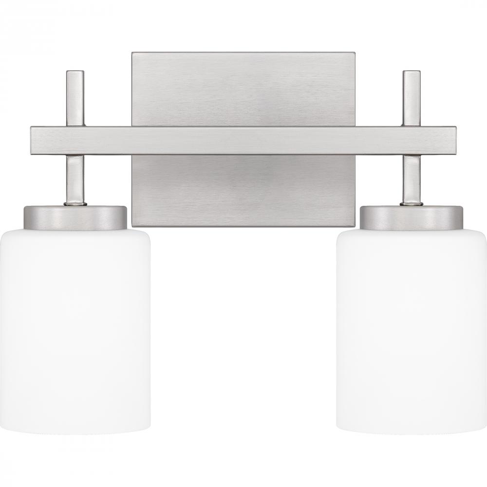 Wilburn Integrated LED Brushed Nickel Vanity Light