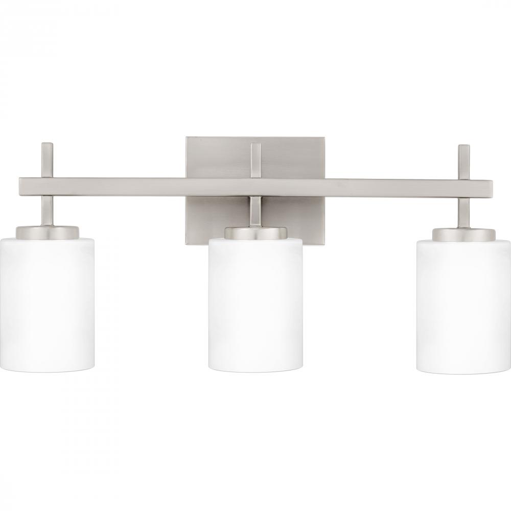 Wilburn Integrated LED Brushed Nickel Vanity Light