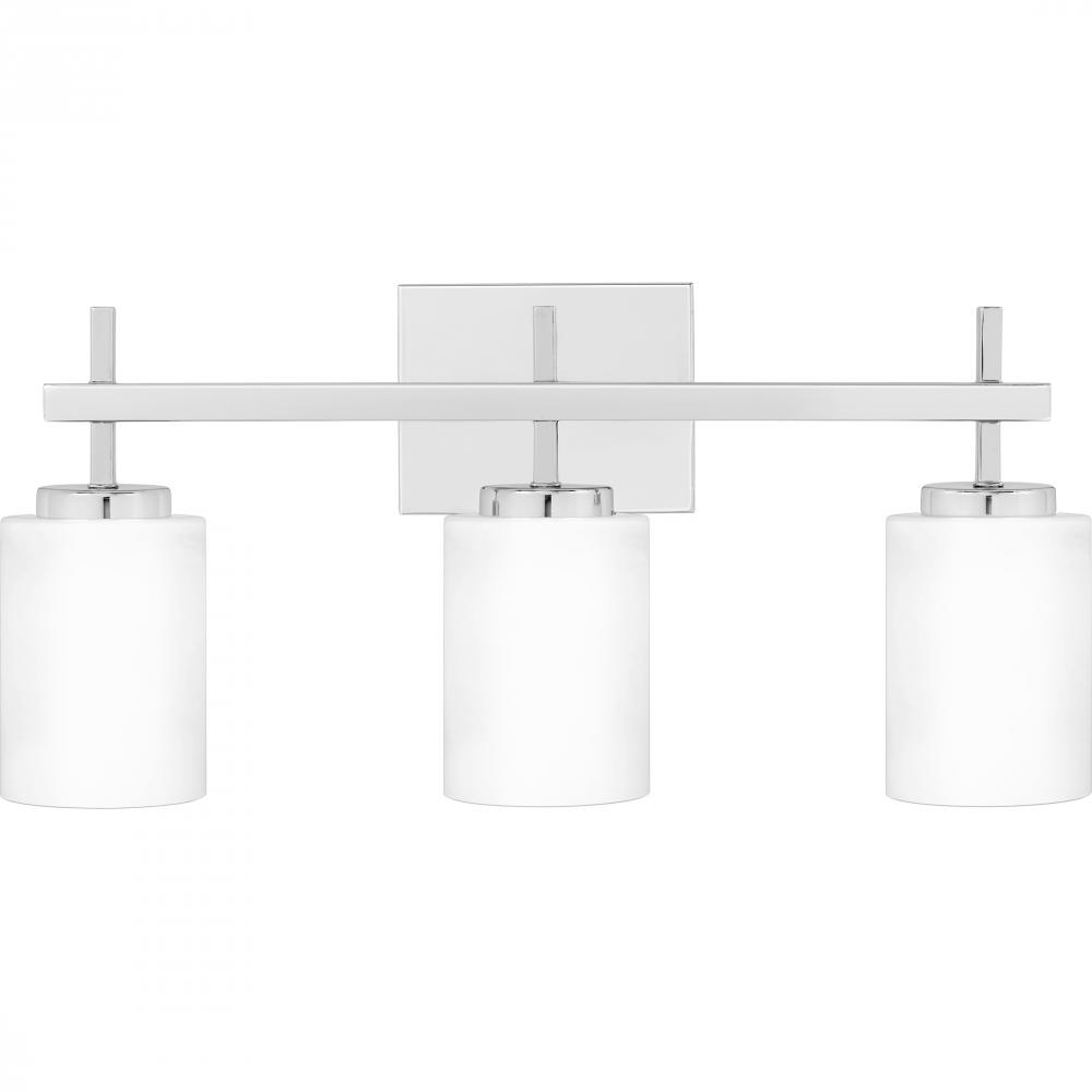 Wilburn Integrated LED Polished Chrome Vanity Light
