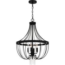 Quoizel ADL2820MBK - Adelaide 4-Light Matte Black Pendant Light