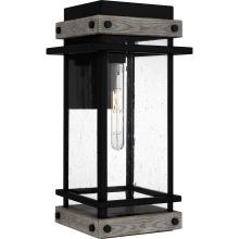 Quoizel SAD8409MBK - Strader 1-Light Matte Black Outdoor Wall Lantern