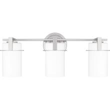 Quoizel SEY8622BN - Seymour 3-Light Brushed Nickel Bath Light