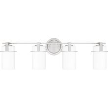 Quoizel SEY8631BN - Seymour 4-Light Brushed Nickel Bath Light