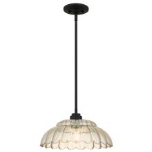 Quoizel WHP1814MC - Whitecap 1-Light Mottled Cocoa Pendant Light