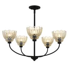 Quoizel WHP5028MC - Whitecap 5-Light Mottled Cocoa Chandelier