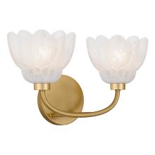 Quoizel WHP8615BRG - Whitecap 2-Light Brushed Gold Vanity Light