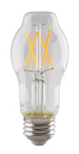 Satco Products Inc. S11378 - 8 Watt BT15 LED Filament; Clear; Medium base; 2700K; 800 Lumens; 120 Volt