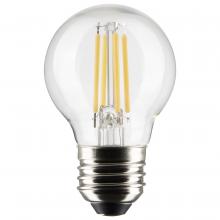 Satco Products Inc. S21220 - 5.5 Watt G16.5 LED Filament; Clear; Medium base; 90 CRI; 2700K; 120 Volt