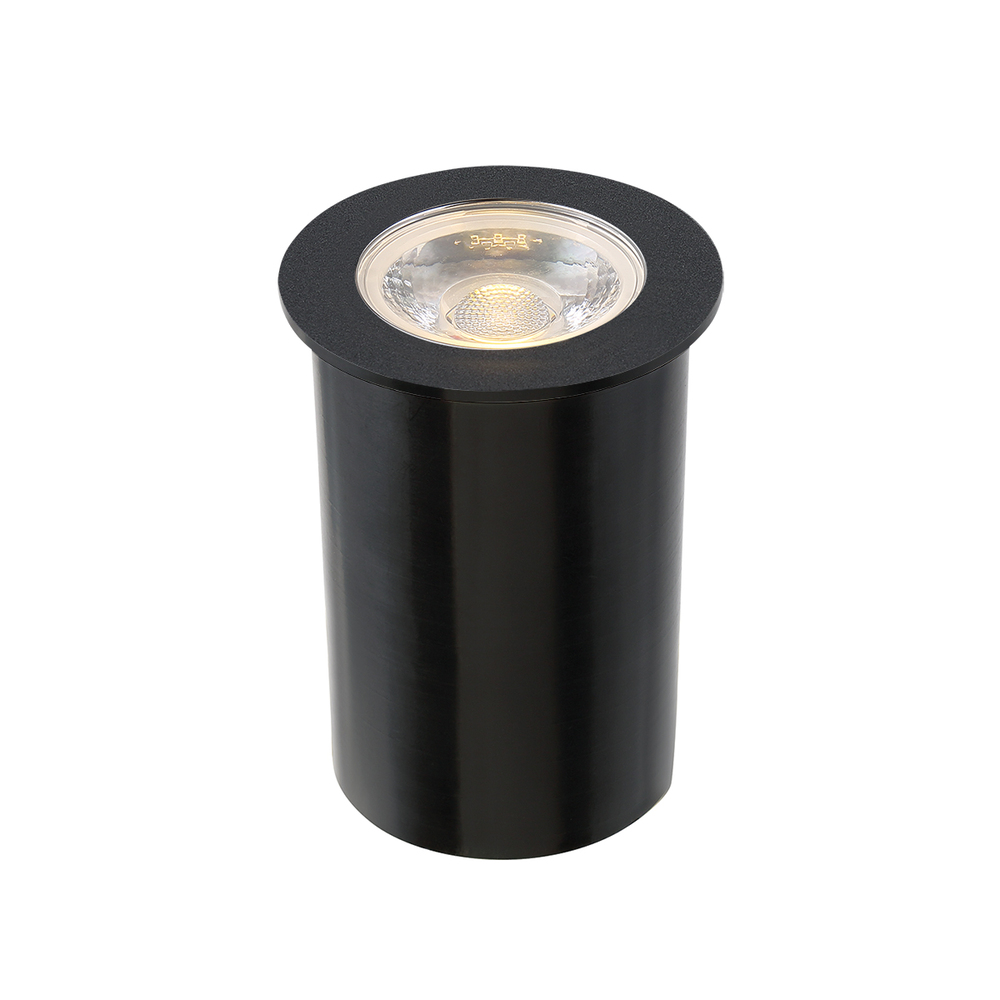 OUTDR,LED INGROUND,RD,4.5W,BLK