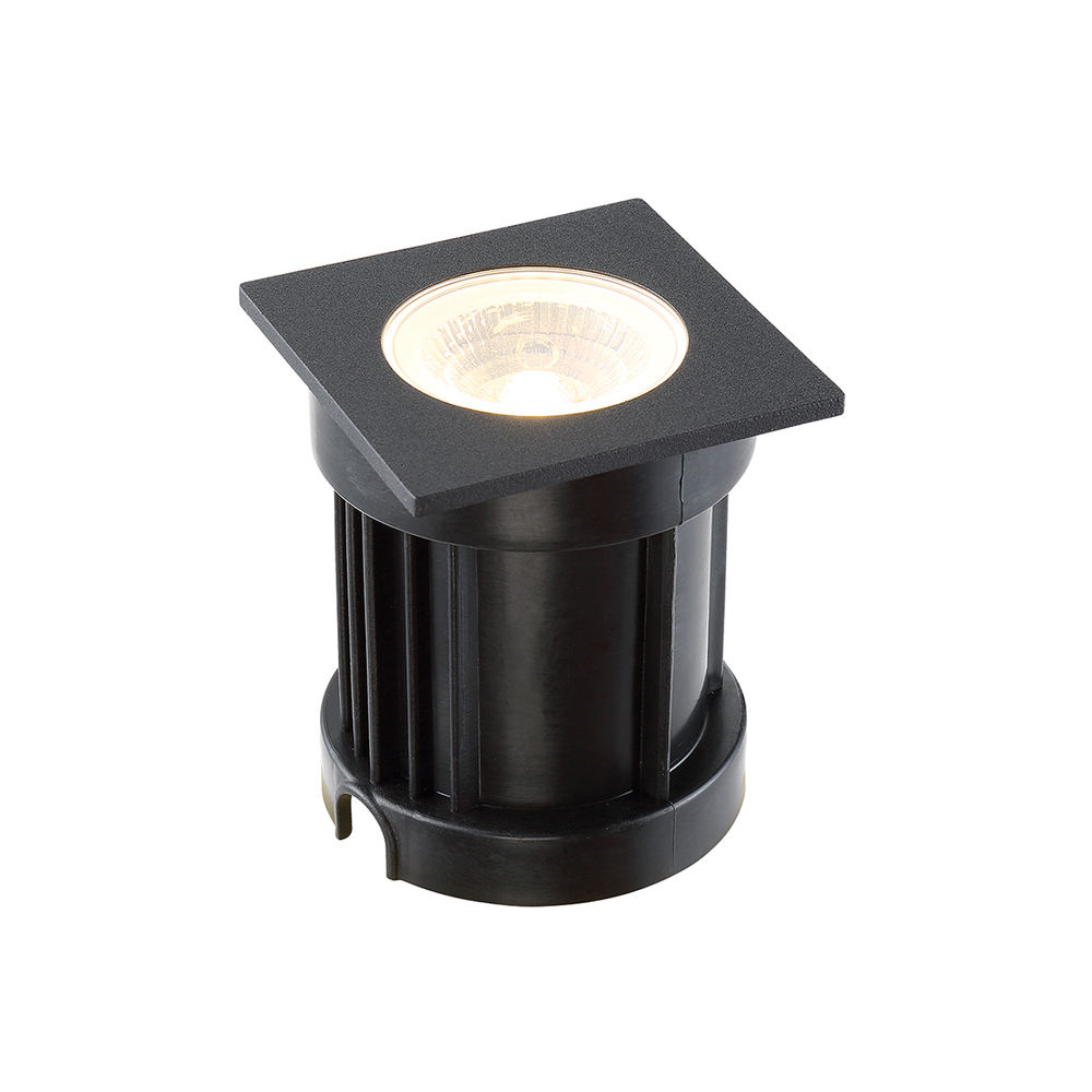 OUTDR,LED INGROUND,SQ,10W,BLK