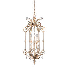 Eurofase 14456-015 - Dahlia, 6Lt Lantern, Crystal/Ant Gold