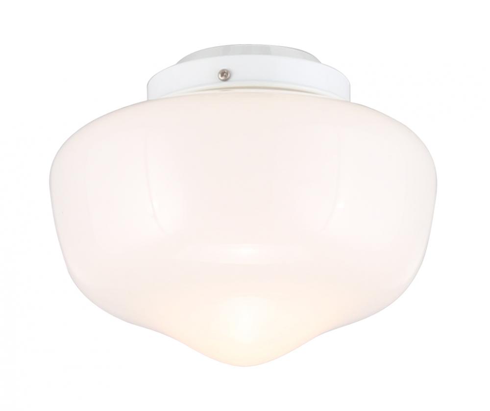 Outdoor Schoolhouse Light Kit – CFL – Opal Glass