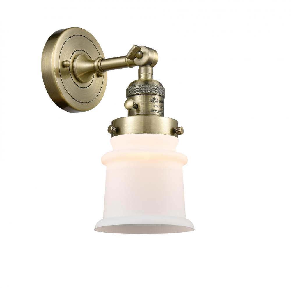 Canton - 1 Light - 5 inch - Antique Brass - Adjustable Sconce