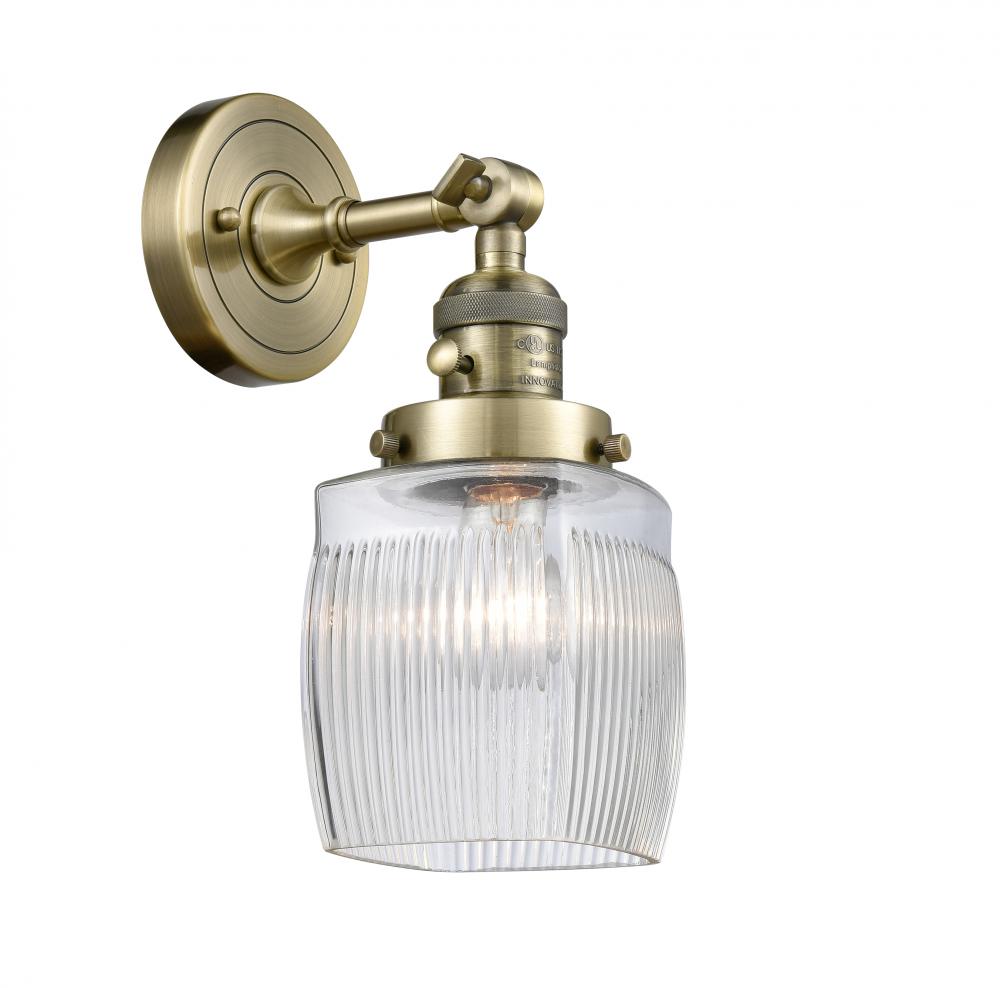 Colton - 1 Light - 6 inch - Antique Brass - Adjustable Sconce