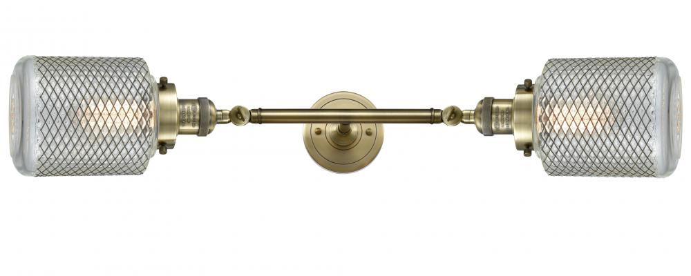 Stanton - 2 Light - 6 inch - Antique Brass - Adjustable Bath Vanity Light