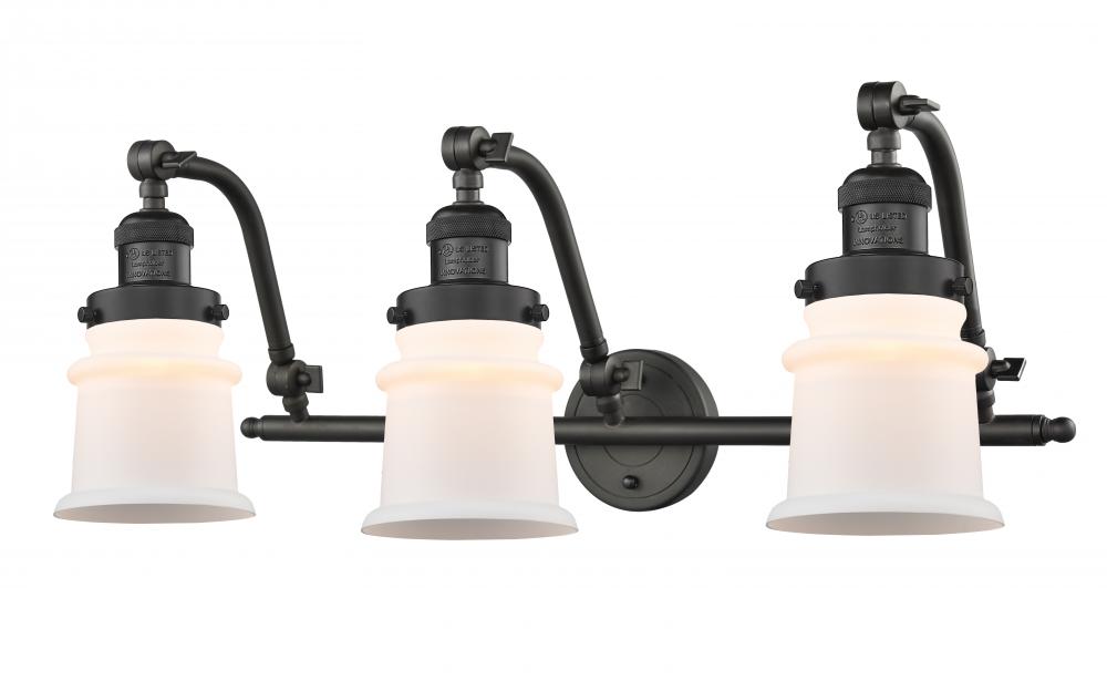 Canton - 3 Light - 28 inch - Oil Rubbed Bronze - Adjustable Bath Vanity Light