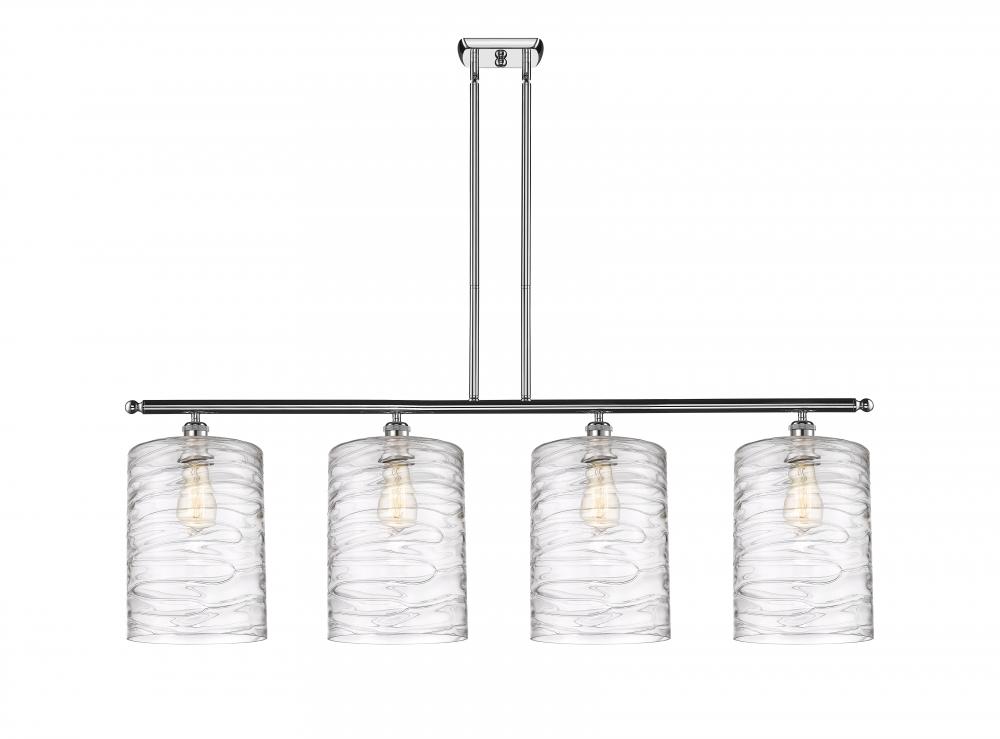 Cobbleskill - 4 Light - 48 inch - Polished Chrome - Stem hung - Island Light