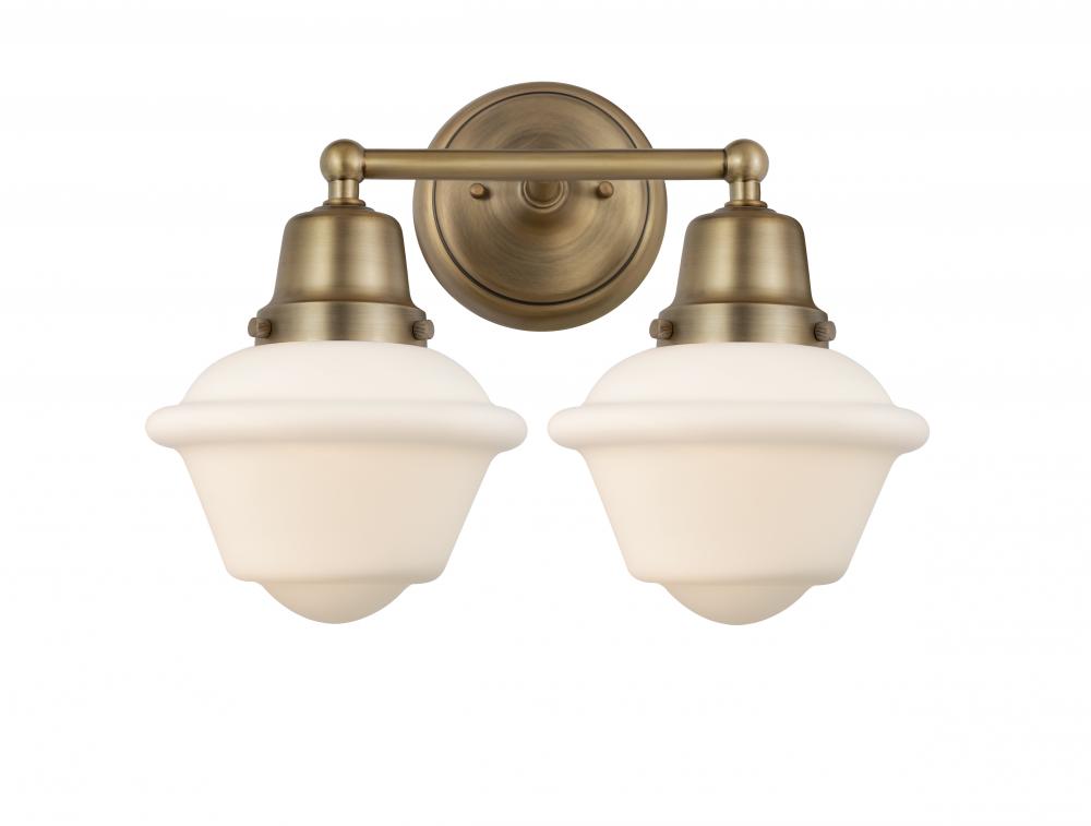 Small Oxford 2 Light Bath Vanity Light