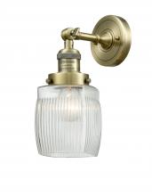 Innovations Lighting 203-AB-G302 - Colton - 1 Light - 6 inch - Antique Brass - Adjustable Sconce